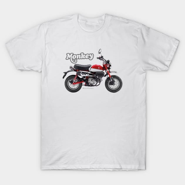 Honda monkey bike t shirts cheap